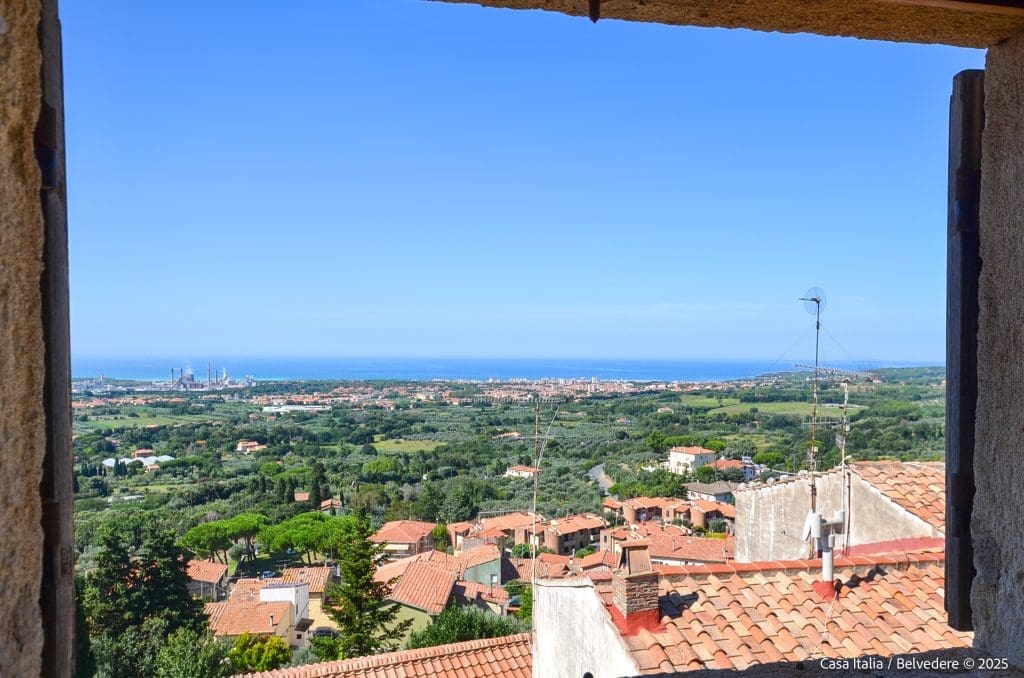 Utsikt fra Rosignano Marittimo