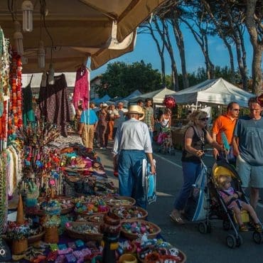 Marked i Castiglioncello